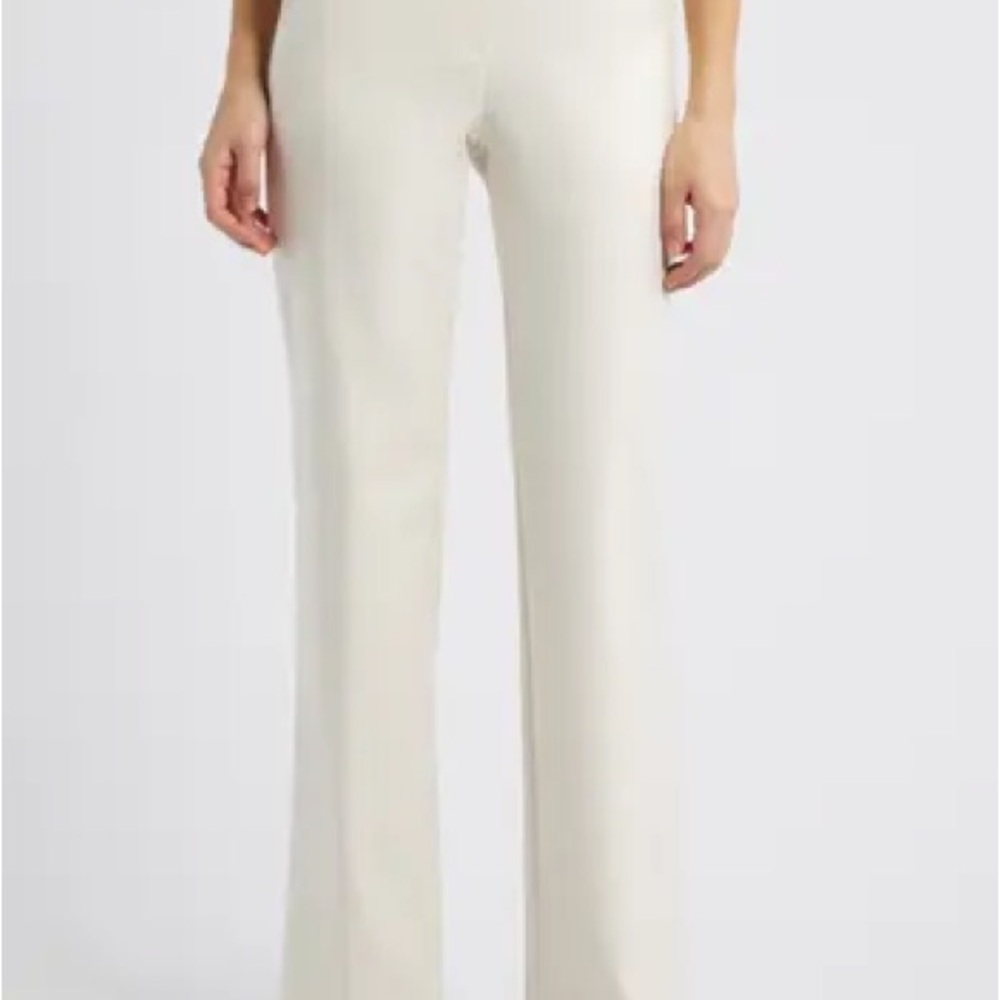 Anne Klein Cream Flare Pants